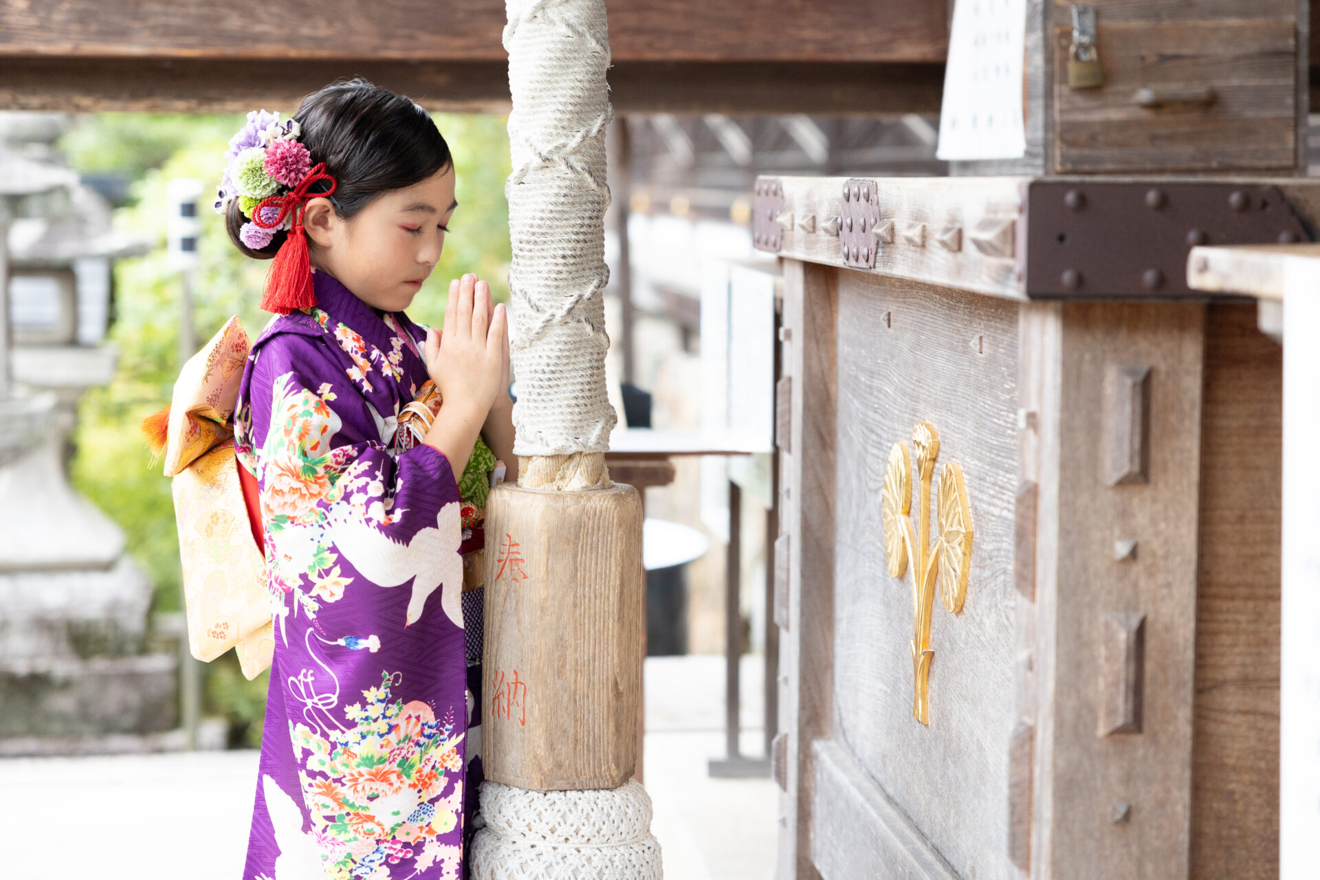 京都で出張撮影やお参りにぴったりの七五三用お出かけ着物レンタルとは？