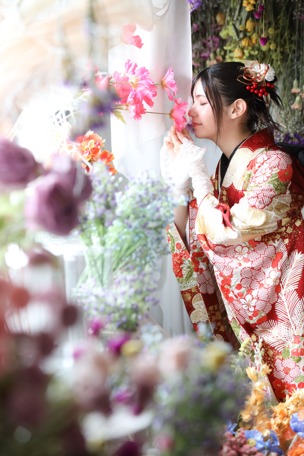 狭山市 成人式 前撮り 振袖撮影