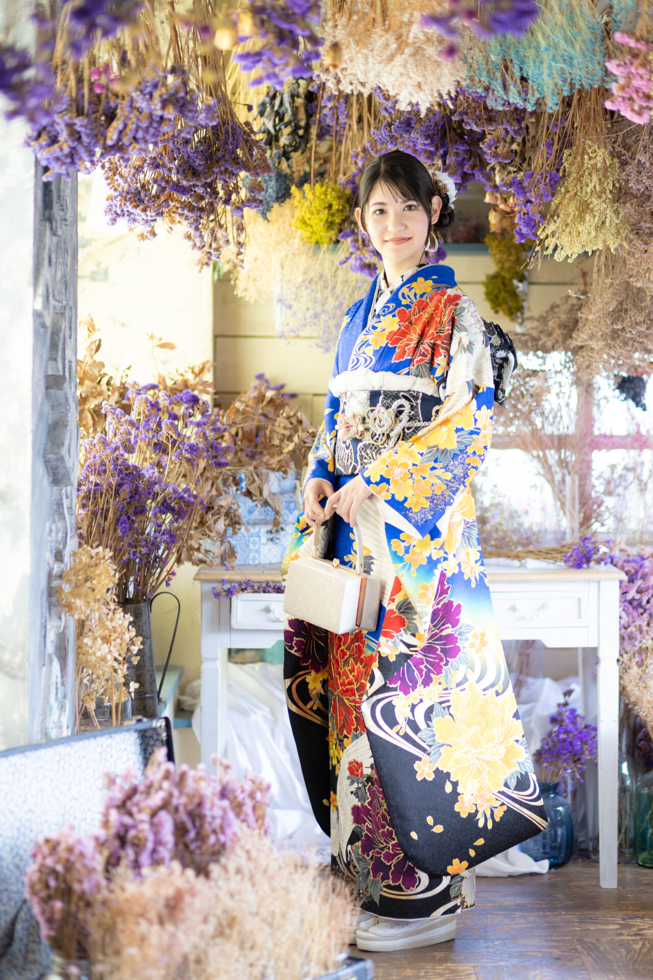 成人式前撮り 振袖写真