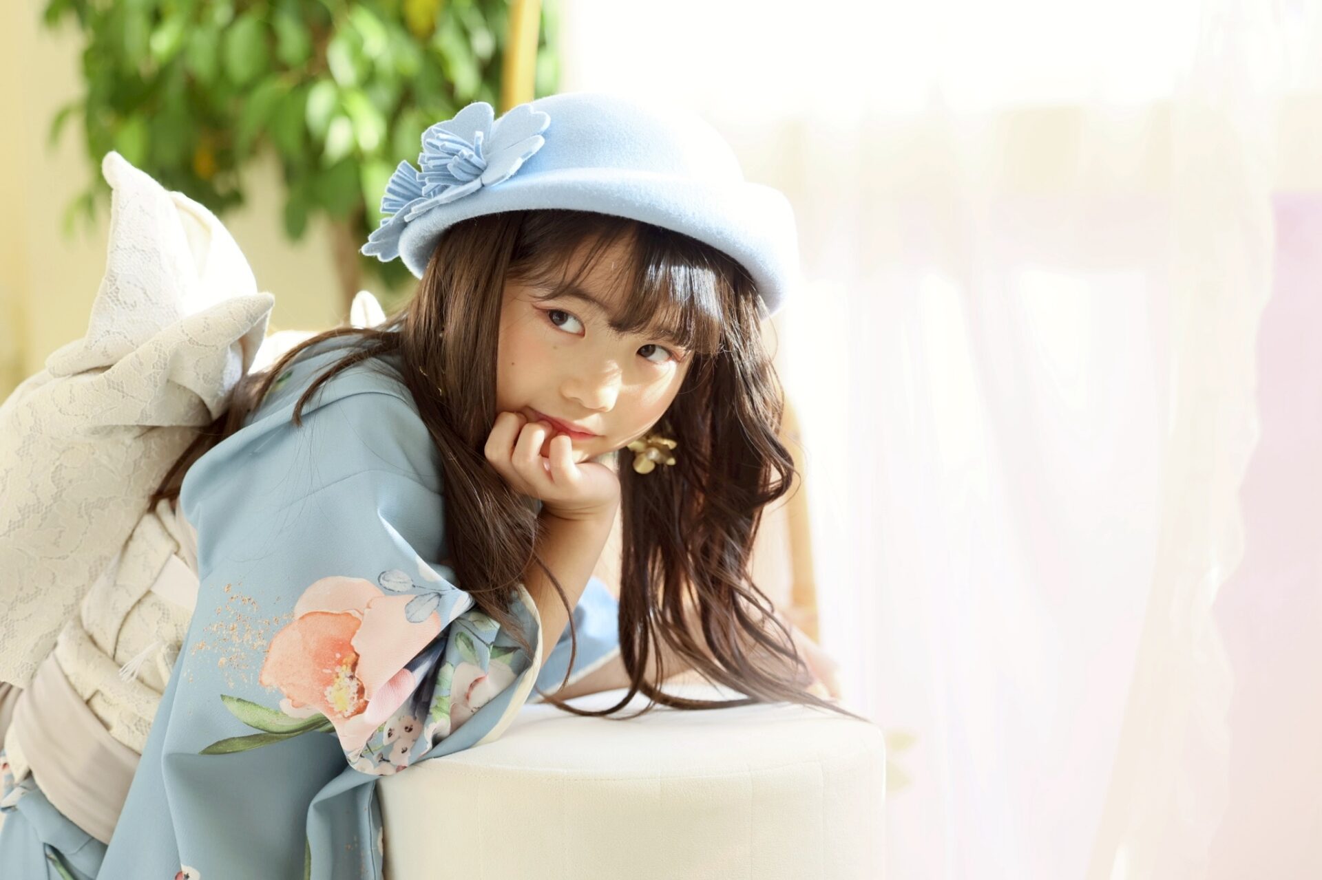 家族で着物撮影を楽しむ七五三前撮りイメージ